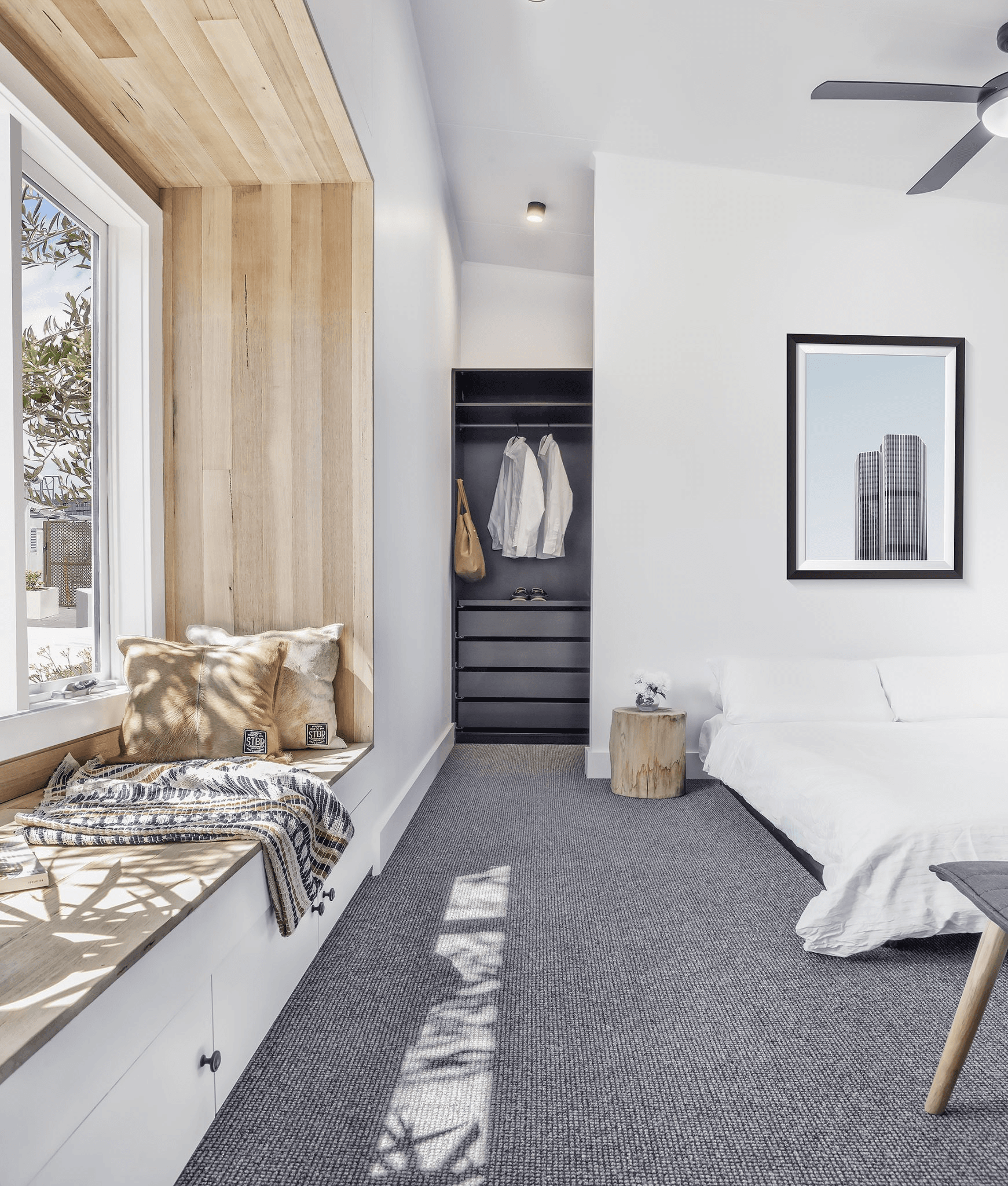 Patio d’une maison ouverte pour un séjour